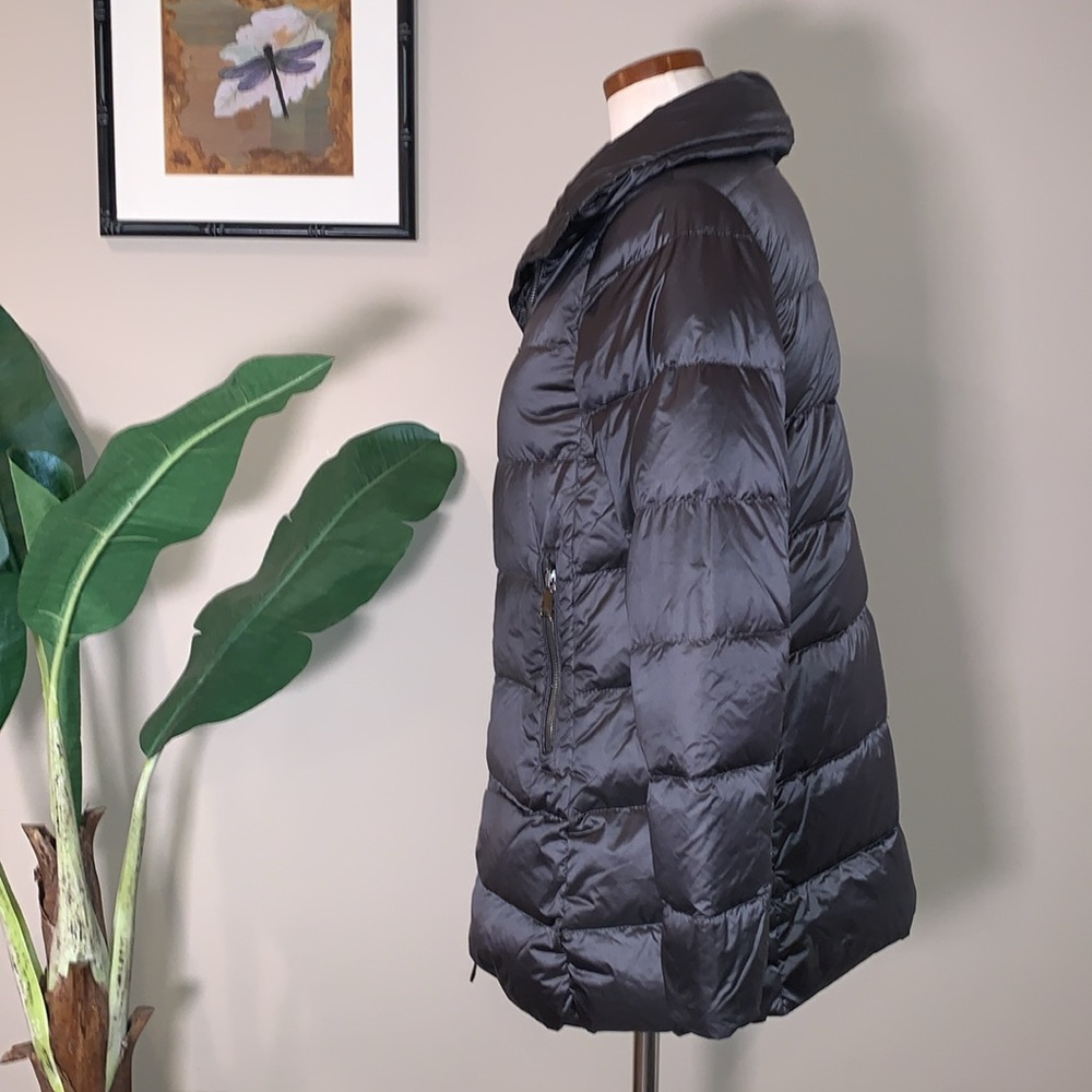 Basler Down Quilted Puffer Jacket Coat, Black, Wo… - image 7